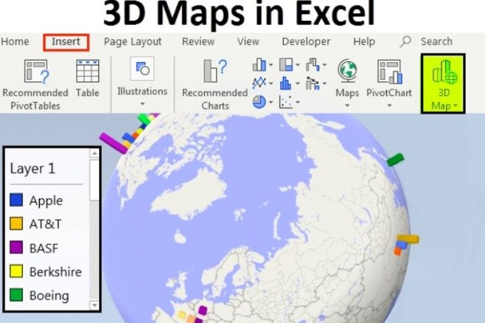 3D Maps On Excel How To Make And Use Them