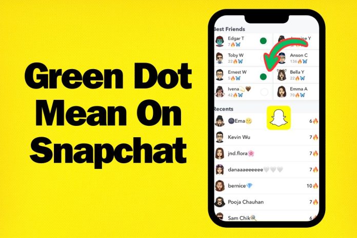 What Does The Green Dot Mean On Snapchat